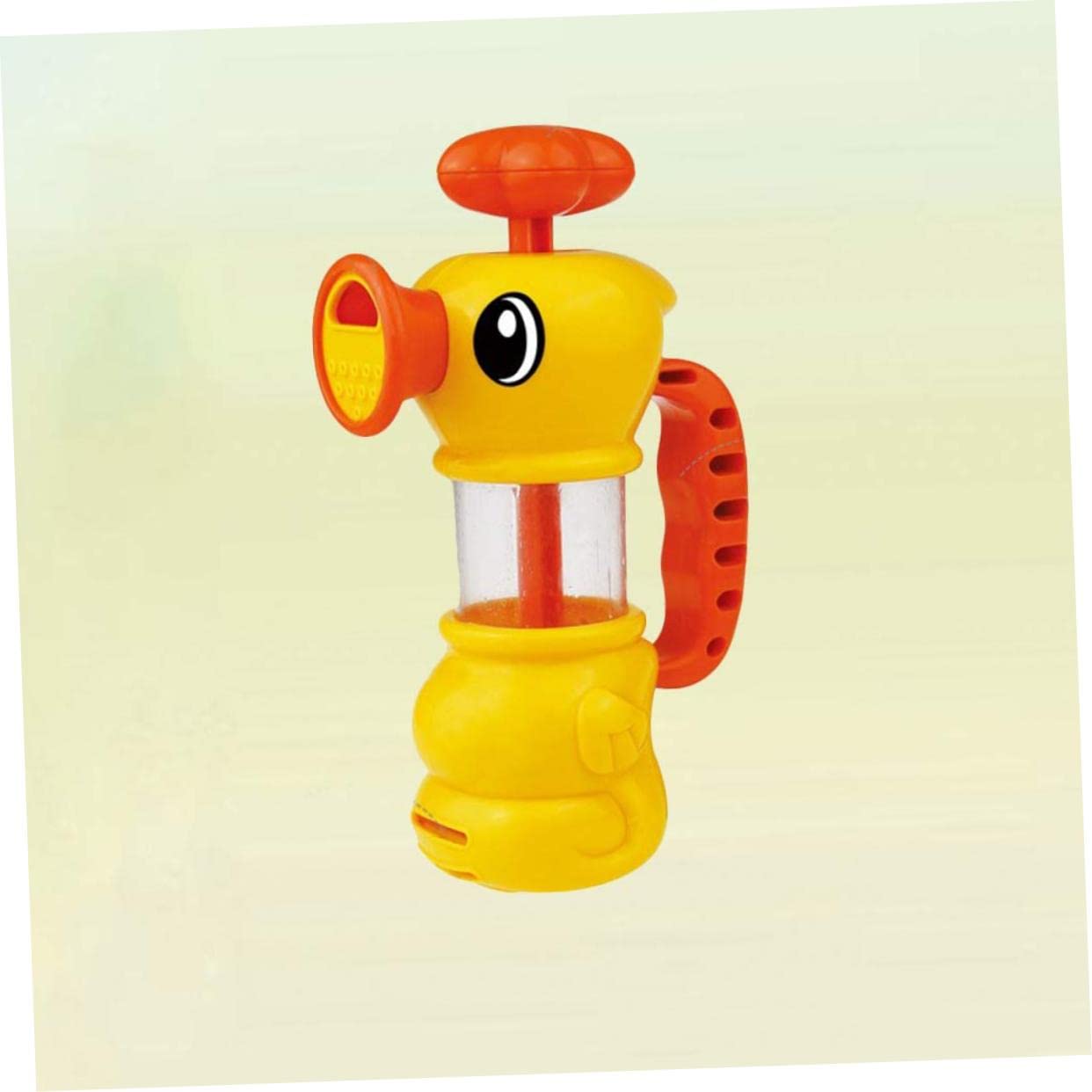 HEMOTON 2-Pack Manual Water Spray Toys for Kids - Fun Bath Time Sprinkler & Outdoor Water Play - Yellow Splash Toys for Pool, Beach, and Backyard Activities