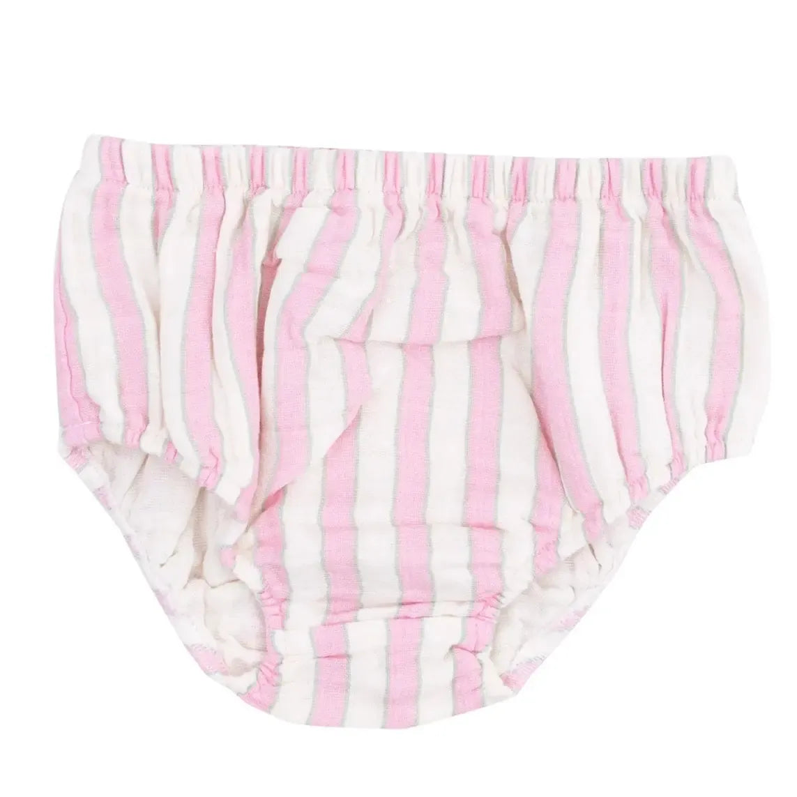 Angel Dear Organic Muslin Smocked Top & Bloomer Set - Candy Stripe | Soft Baby Outfit for Newborns, Infants & Toddlers | Perfect for Playtime, Photo Shoots & Special Occasions