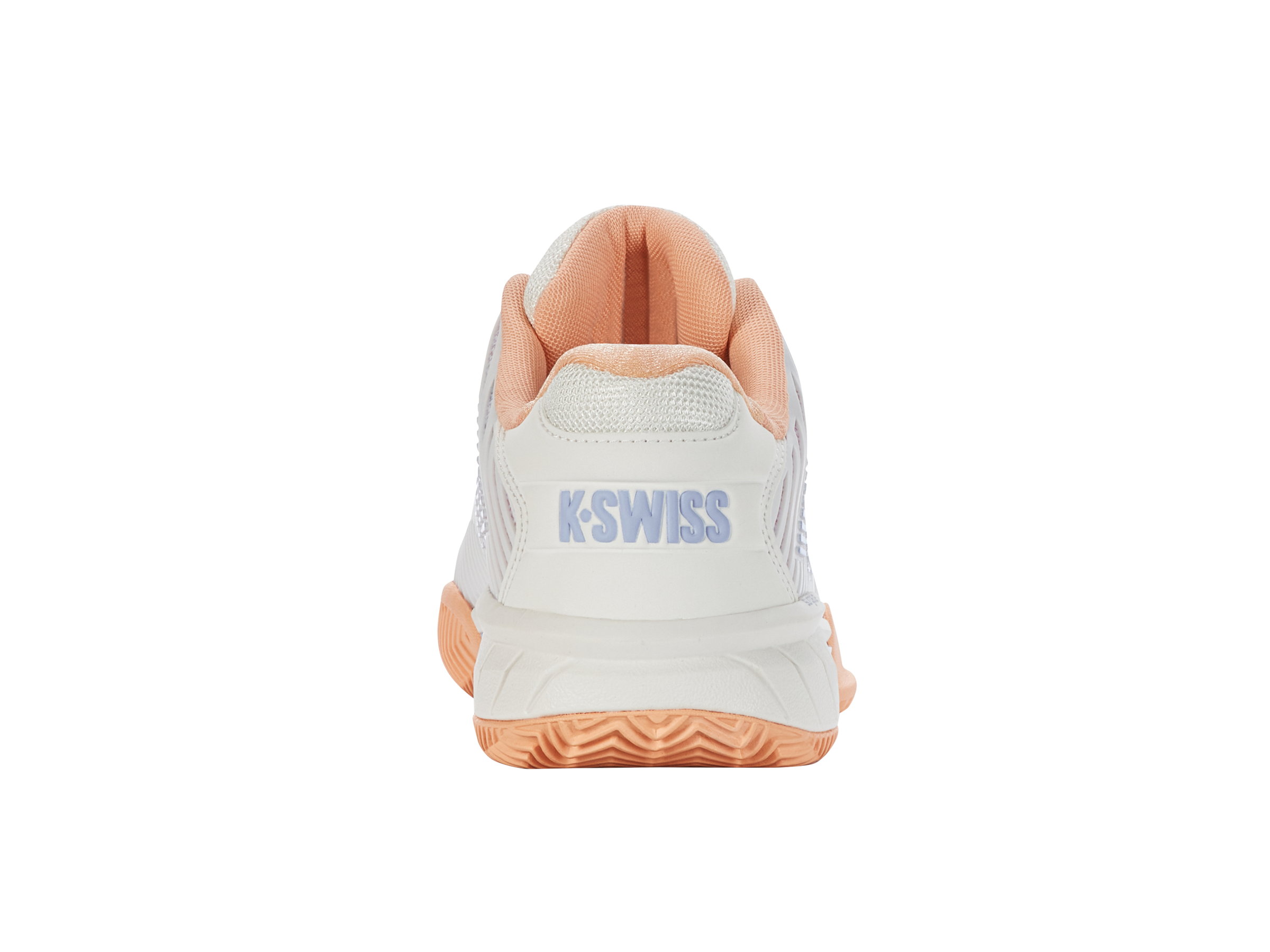 Hypercourt Express 2 Clay Tennis Shoes - Men's Size 165 (96614) | Star White/Peach Fuzz/Heather Colorway | Perfect for Clay Court Matches & Casual Wear