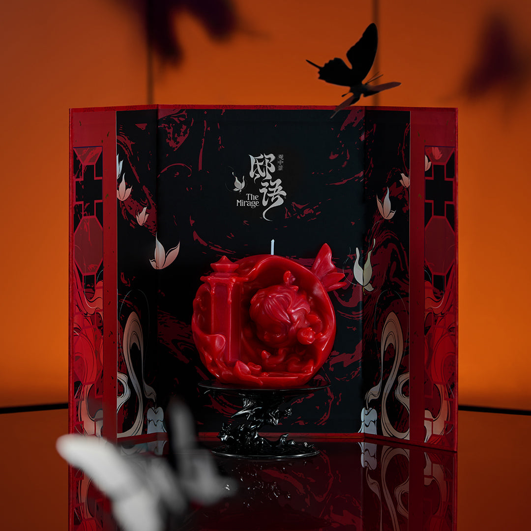 POP MART SKULLPANDA The Mirage Series Shaped Scented Candle - Aromatherapy Home Decor for Bedroom, Bathroom & Gift Giving