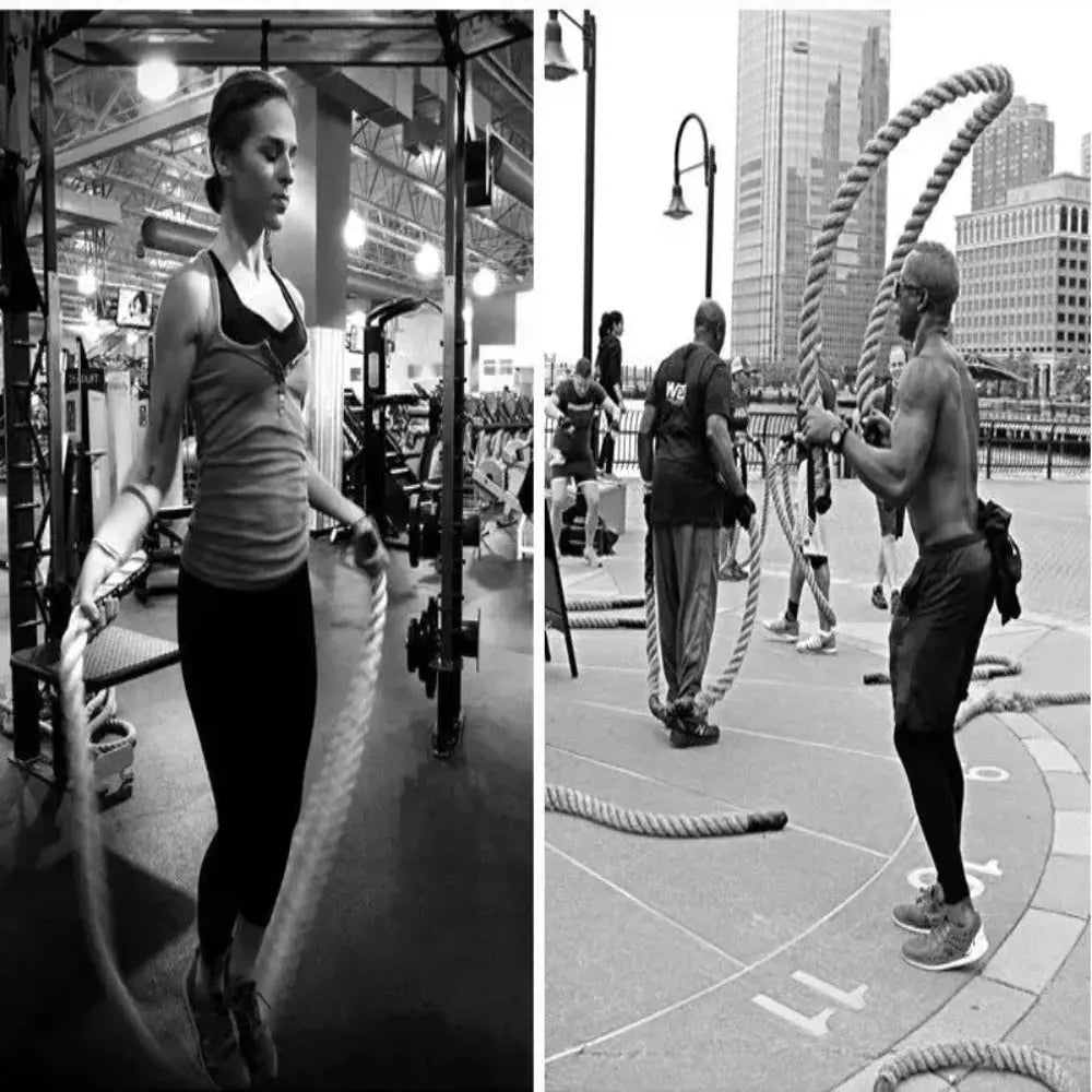 Premium Heavy Jump Rope for Weighted Workouts - Professional Calisthenics & CrossFit Training Equipment - Perfect for Home Gym, Boxing, and Cardio Fitness