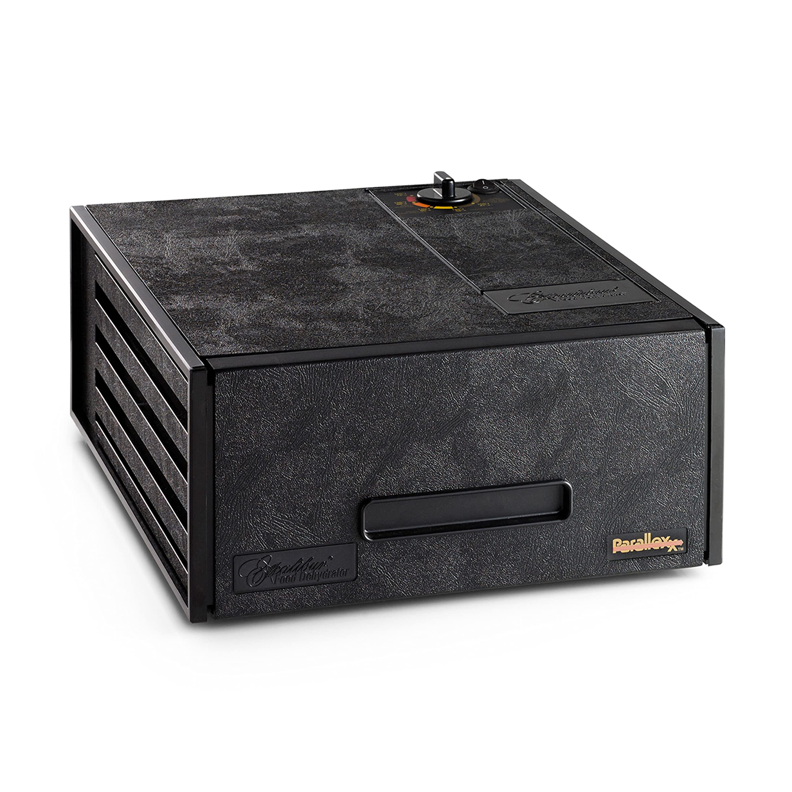 Excalibur 2400W Electric Food Dehydrator with Adjustable Thermostat & Precise Temp Control - 4 Stainless Steel Trays for Fast Drying Fruits, Jerky, Herbs - Perfect for Home Kitchen, Camping & Healthy Snacks