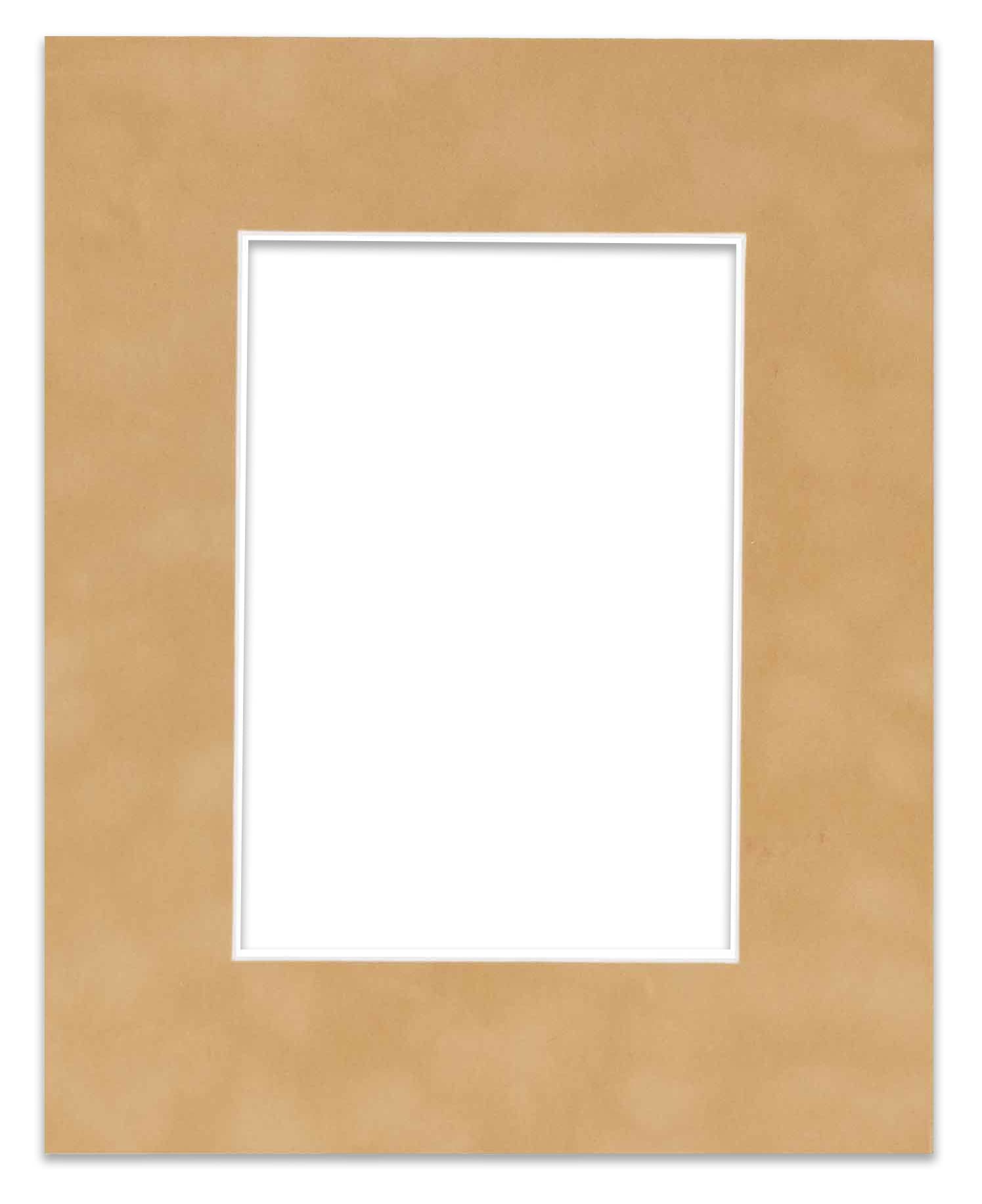 24x36 Inch Beige Suede Picture Mat Board - Precut Bevel Cut Mat for 20x30 Photos & Artwork - Acid Free Backing Board Included - Perfect for Framing, Scrapbooking & Home Decor Display
