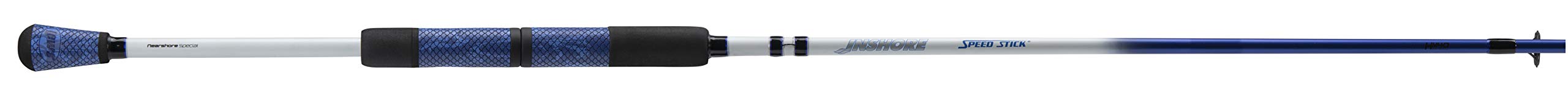 Lew's Inshore Speed Stick Spinning Fishing Rod - HM40 Graphite Blank with Stainless Steel Guides & Winn Dri-Tac Split Grip Handle | Saltwater & Freshwater Fishing for Bass, Trout, and Redfish