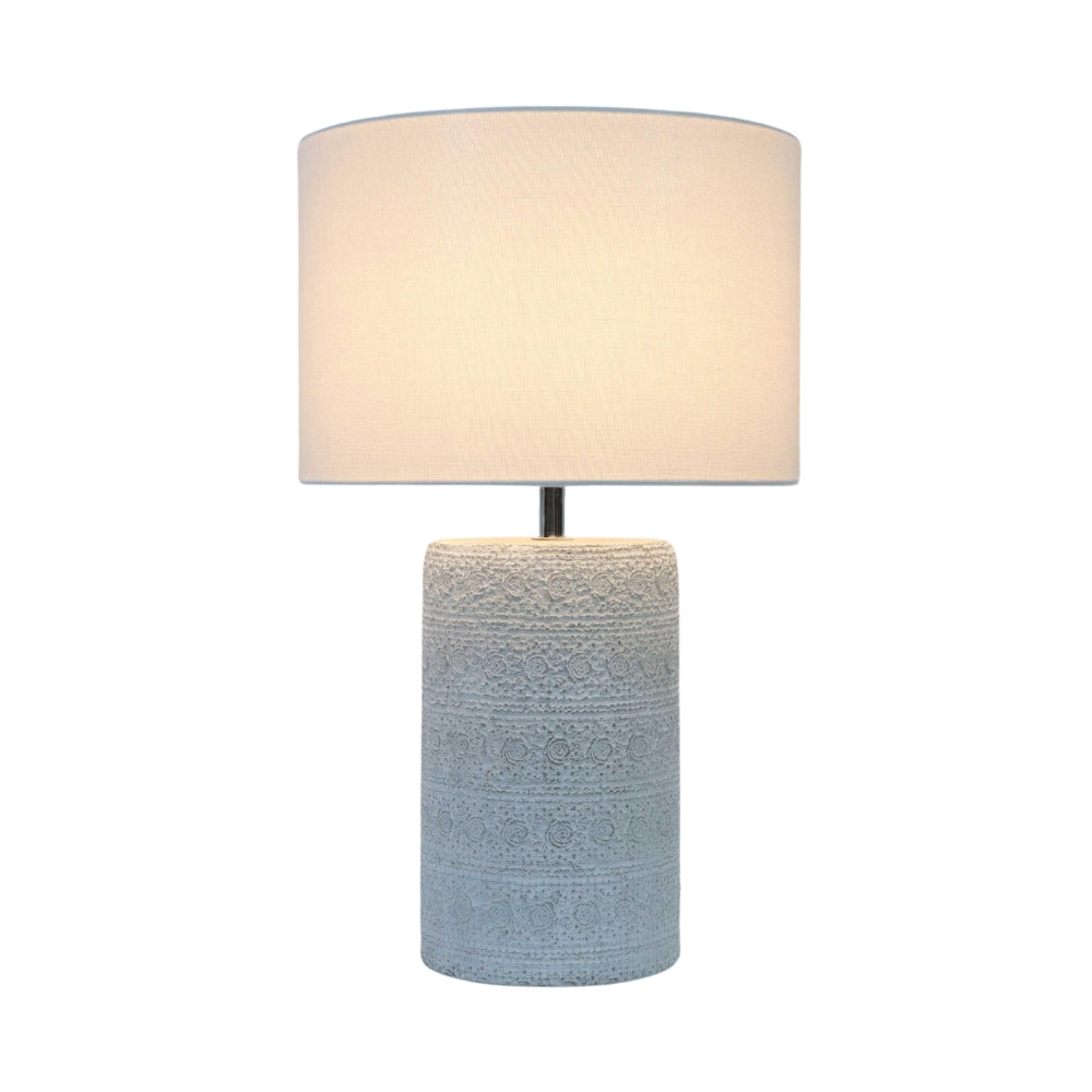 Barkley Large Stone Table Lamp - Modern Home Decor for Living Room, Bedroom & Office - Durable & Stylish Lighting Solution
