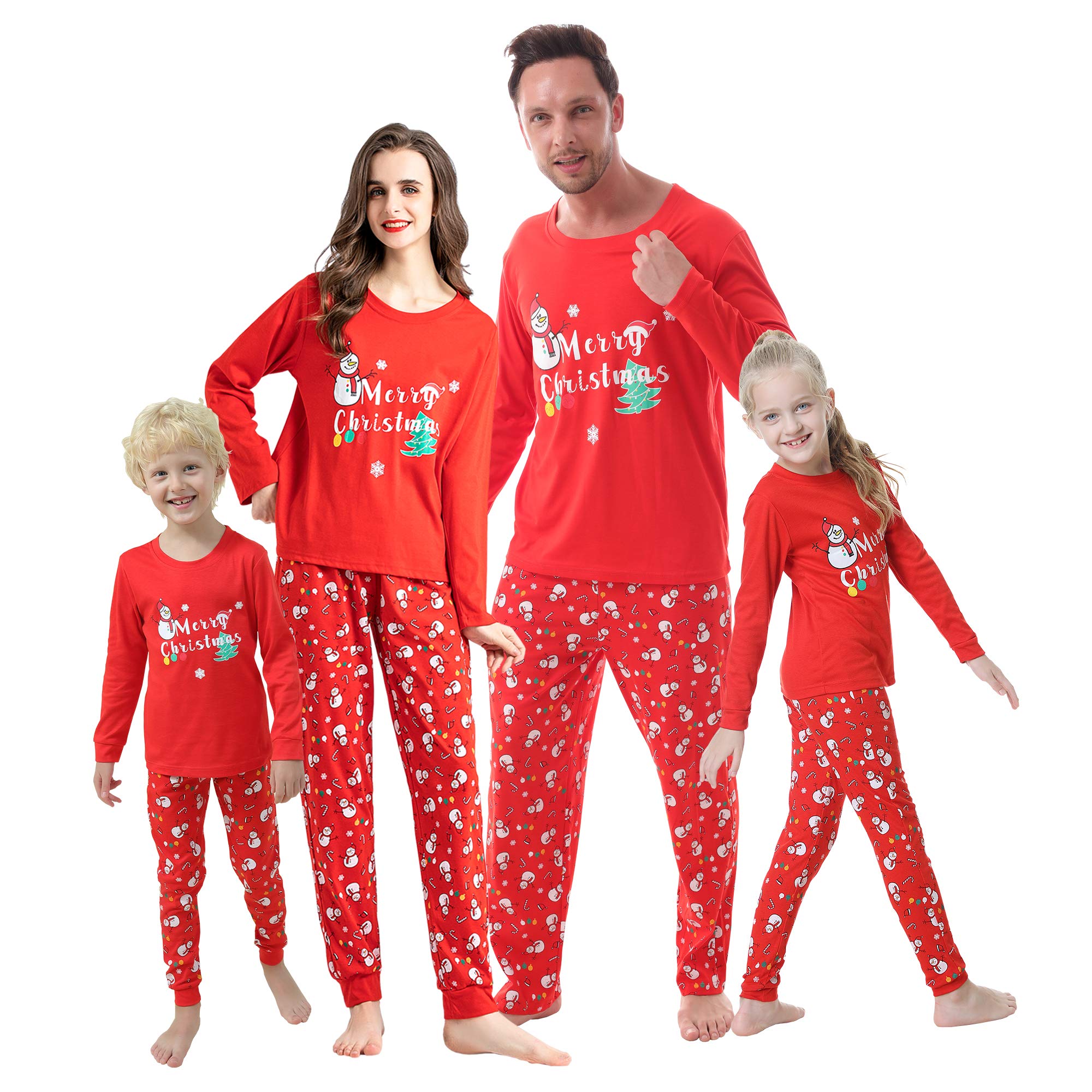 Family Matching Pajama Sets - Polar Bear Christmas Sleepwear for Family Photos