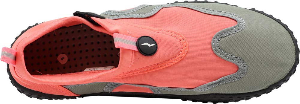 NORTY Wave Aqua Sock Women's Water Shoes - Quick-Dry Swim Beach Shoes for Women - Lightweight Aqua Socks with Non-Slip Sole - Perfect for Swimming, Beach Walking, Yoga & Water Sports
