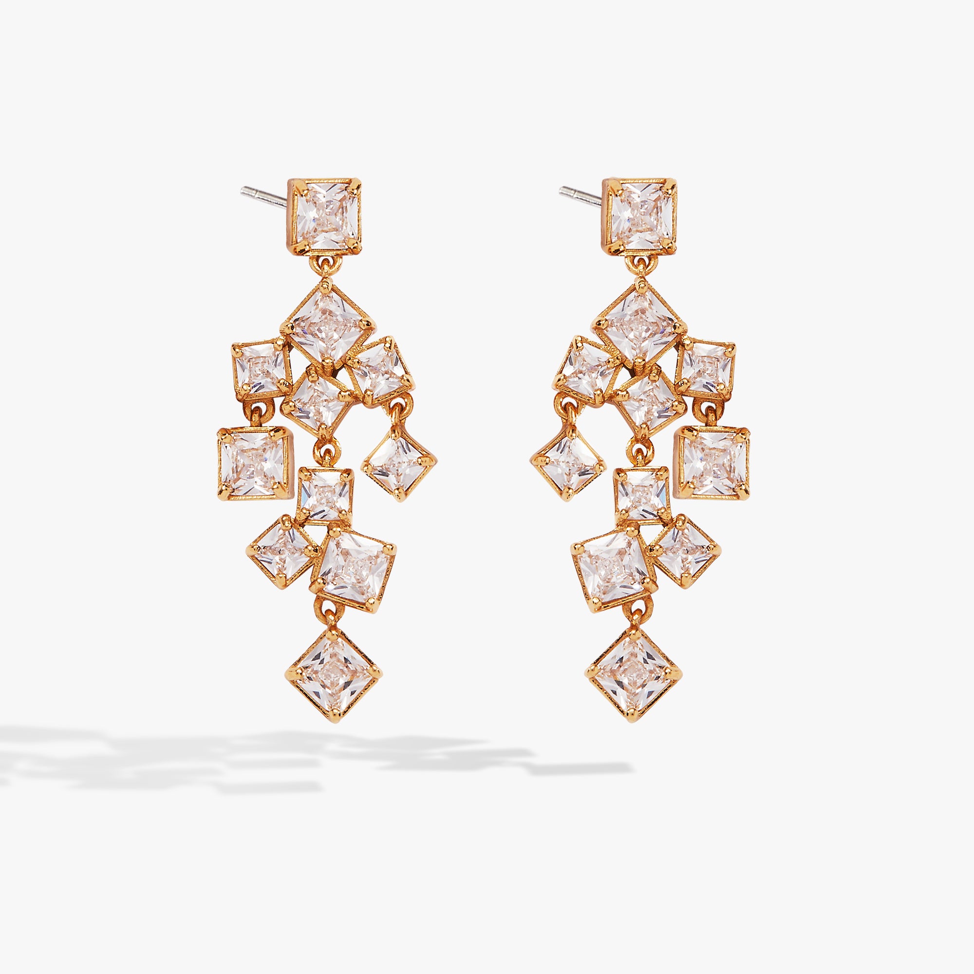 Elegant Crystal Chandelier Earrings for Women - Luxury Statement Jewelry for Parties, Weddings & Special Occasions