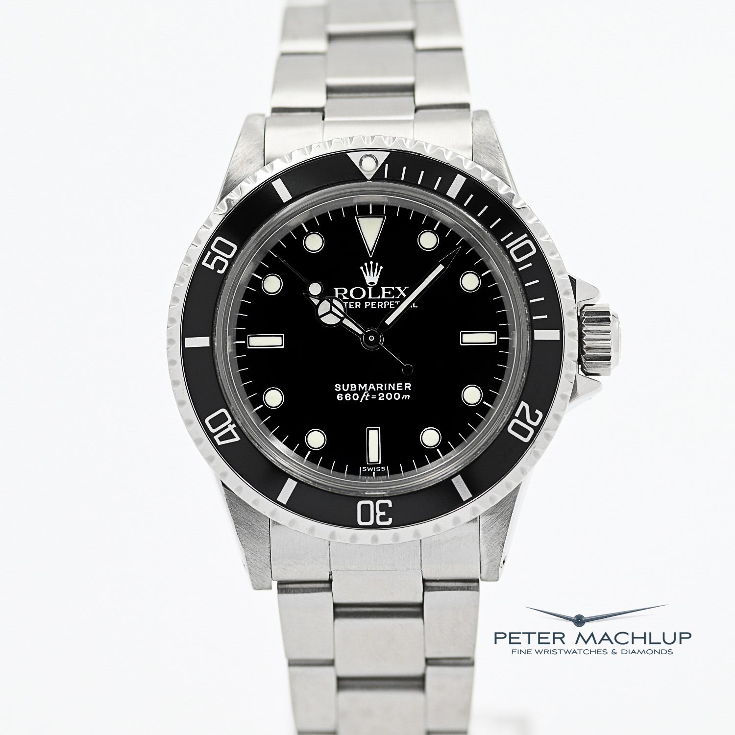 Vintage Rolex Submariner 40mm Men's Watch - 1988 Model, Swiss Automatic Diver Watch with Date, Stainless Steel Luxury Timepiece for Diving, Collecting & Special Occasions