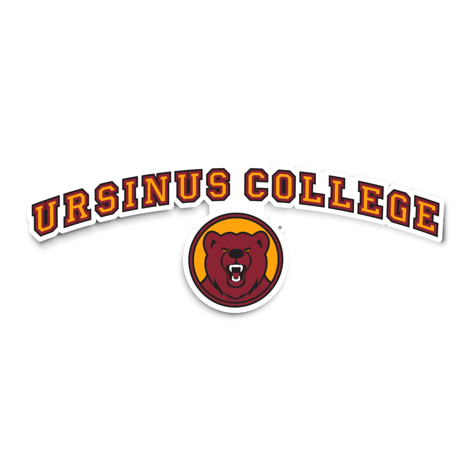 Ursinus College Desert Cactus Bears Vinyl Decal Sticker - Waterproof Laptop, Water Bottle, Car, Scrapbook Decor - Perfect for College Students, Alumni Gifts & DIY Craft Projects