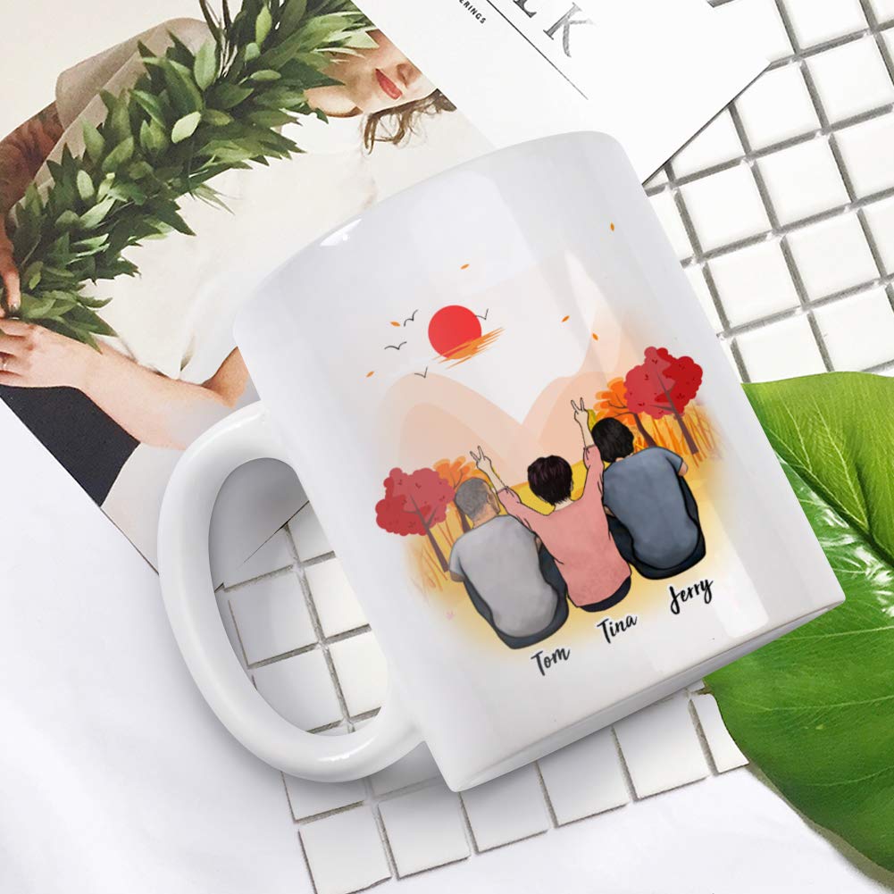 Personalized Photo Coffee Mug - Custom Picture 11 Oz Ceramic Mug for Couples, Families & Friends - Perfect Gift for Anniversary, Birthday & Holidays - Enjoy Your Morning Coffee in Style