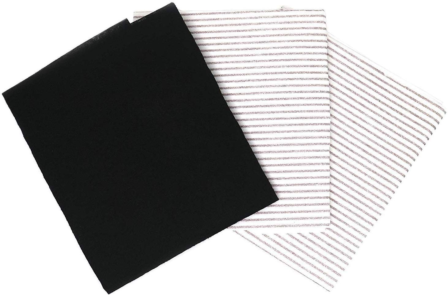 3-Pack Universal Grease & Carbon Cooker Hood Filters - Cut-to-Size Vent Filters for All Range Hoods & Extractor Fans - Heavy Duty Kitchen Air Purification - Perfect for Home Cooking, Grilling & Deep Frying