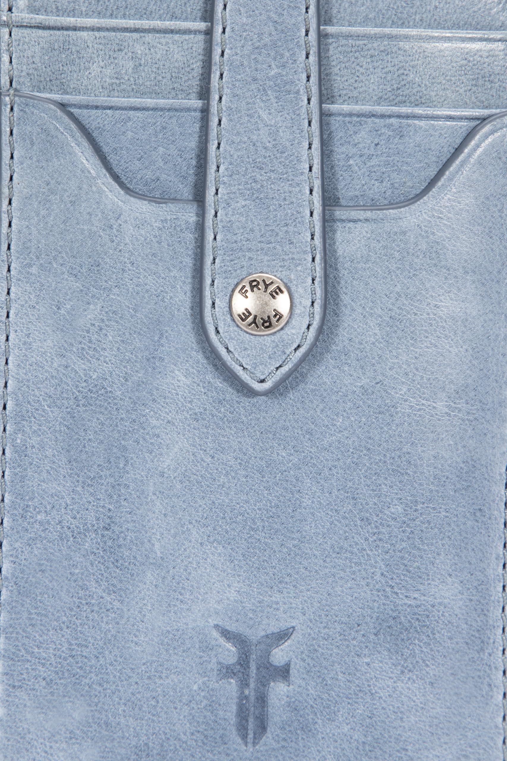 Frye Women's Melissa Snap Card Wallet - Stylish Leather Card Holder for Everyday Use, Travel & Shopping