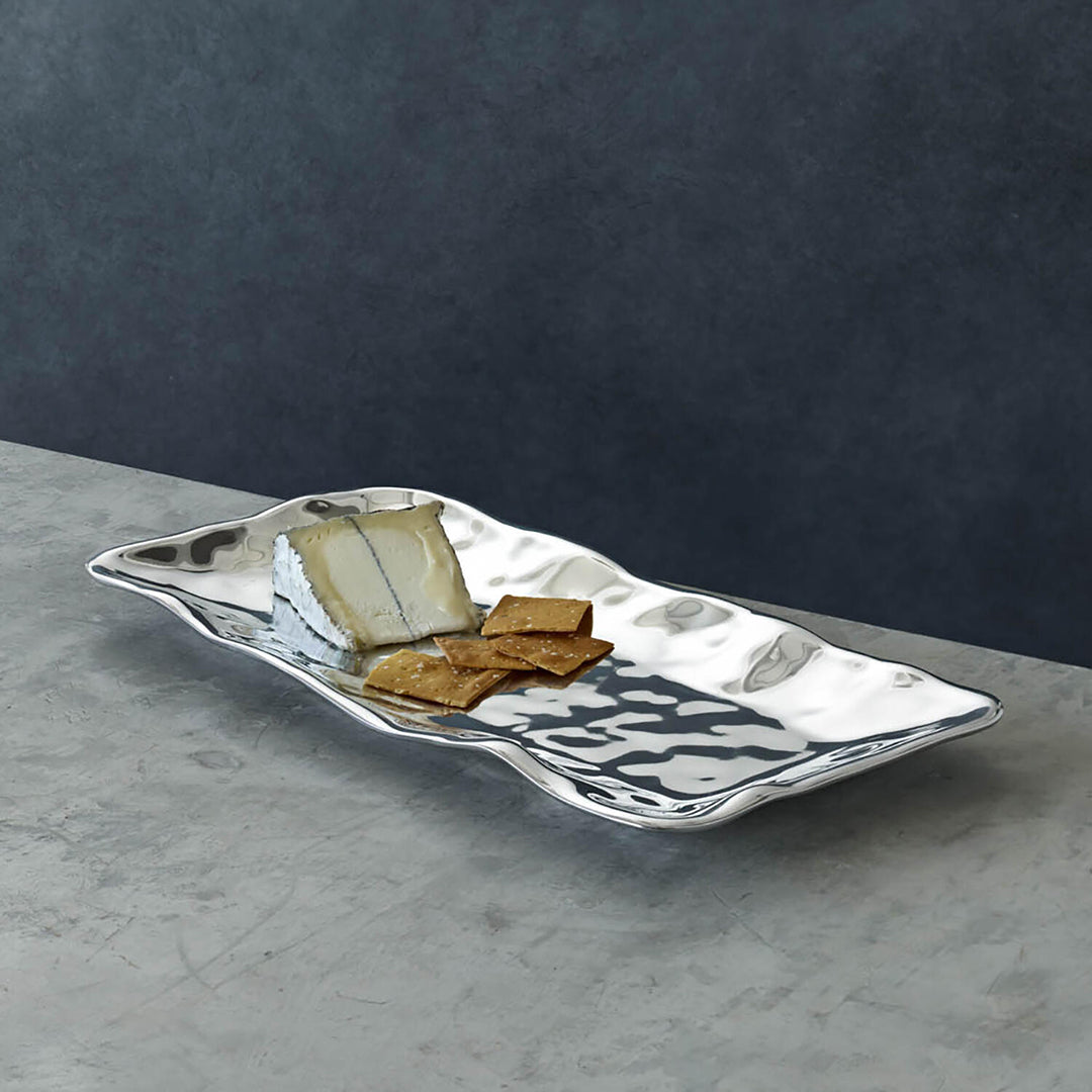 Beatriz Ball SOHO Brooklyn Long Rectangular Platter - Elegant Serving Tray for Entertaining, Dining & Home Decor | Perfect for Cheese Boards, Appetizers & Party Serving