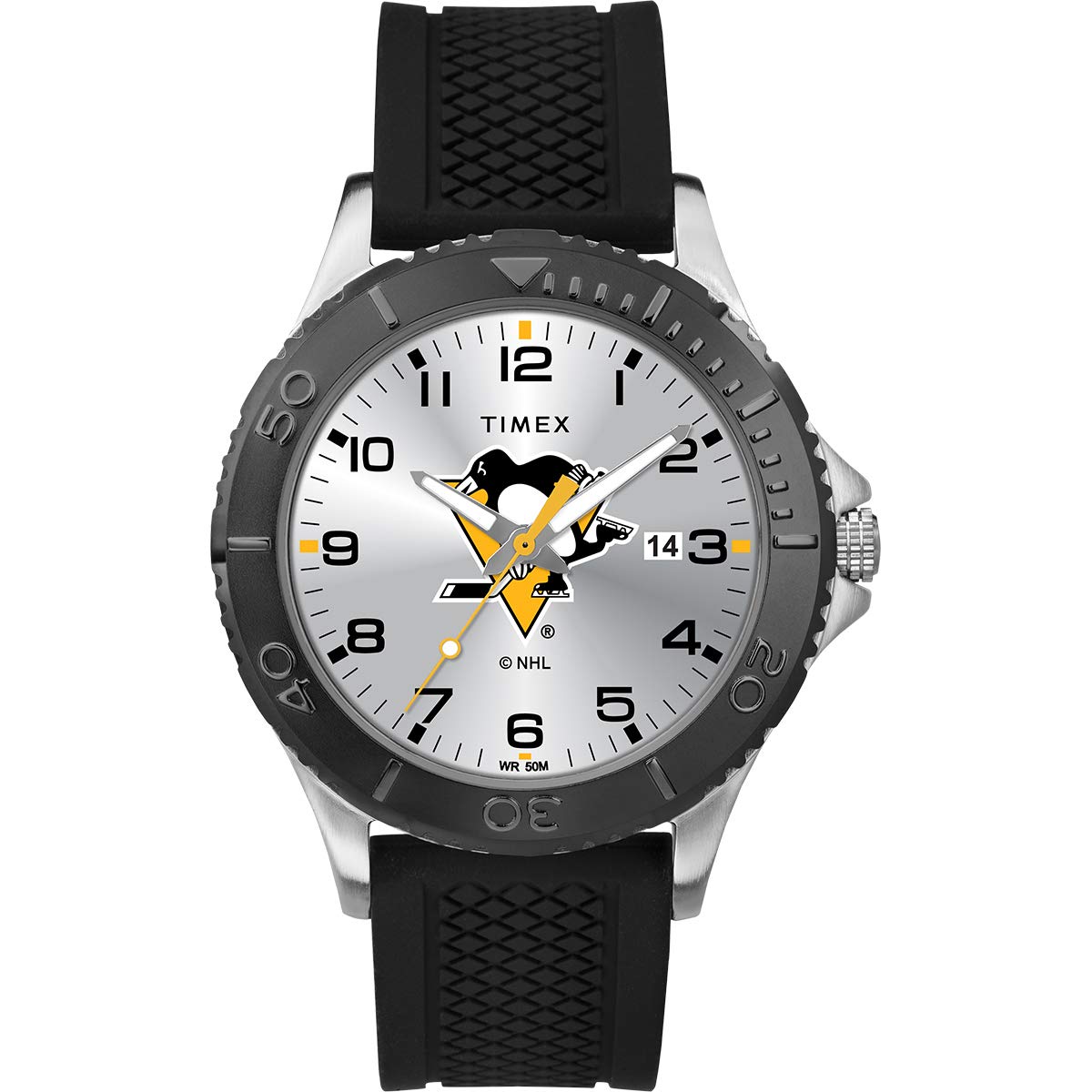 Timex NHL Men's 42mm Digital Sports Watch - Durable Hockey Fan Watch for Game Day & Everyday Wear
