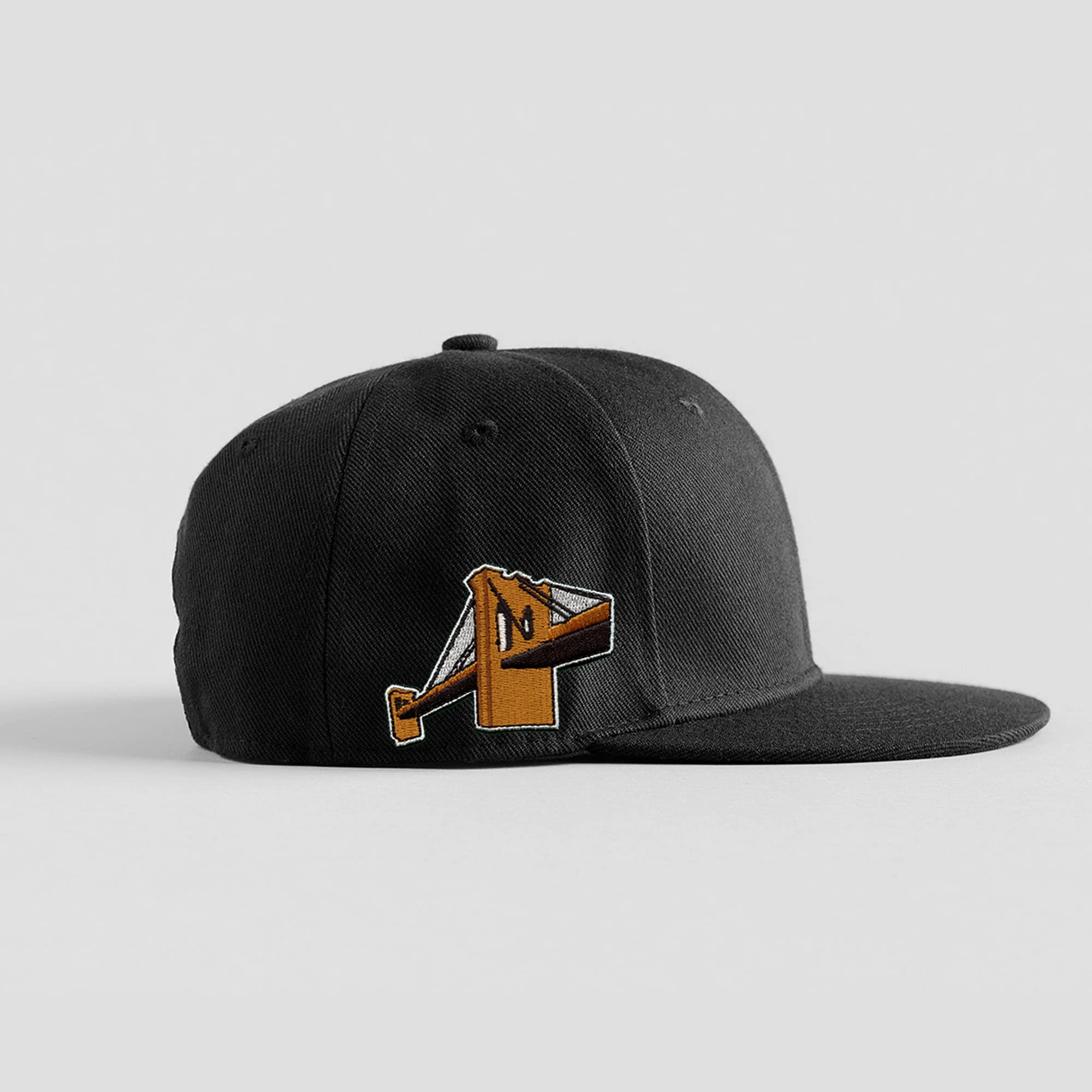 Brooklyn Bridge Embroidered Iron On Hat Patch for Travel, DIY, and Custom Clothing - Perfect for Jackets, Backpacks, and Caps
