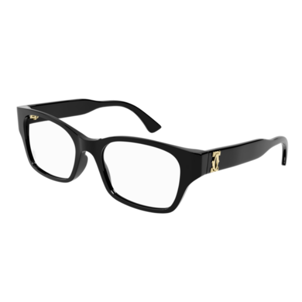 Cartier CT0316O 001 52mm Women's Designer Eyeglass Frames - Lightweight & Stylish for Work, Reading & Everyday Wear
