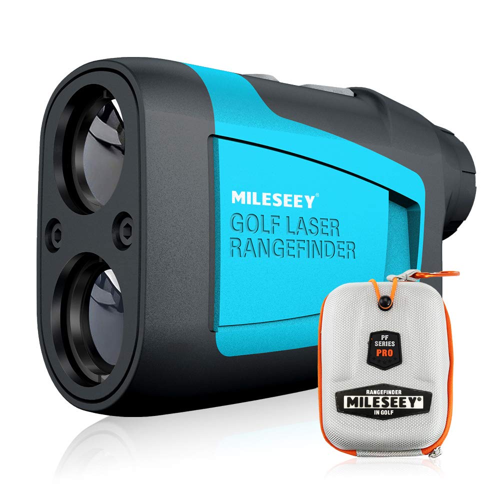 Mileseey Professional Golf Laser Rangefinder 660 Yards with Slope Compensation - Fast Flag Lock, 6X Magnification for Accurate Distance, Angle & Speed Measurement - Perfect for Golfing, Hunting & Outdoor Sports