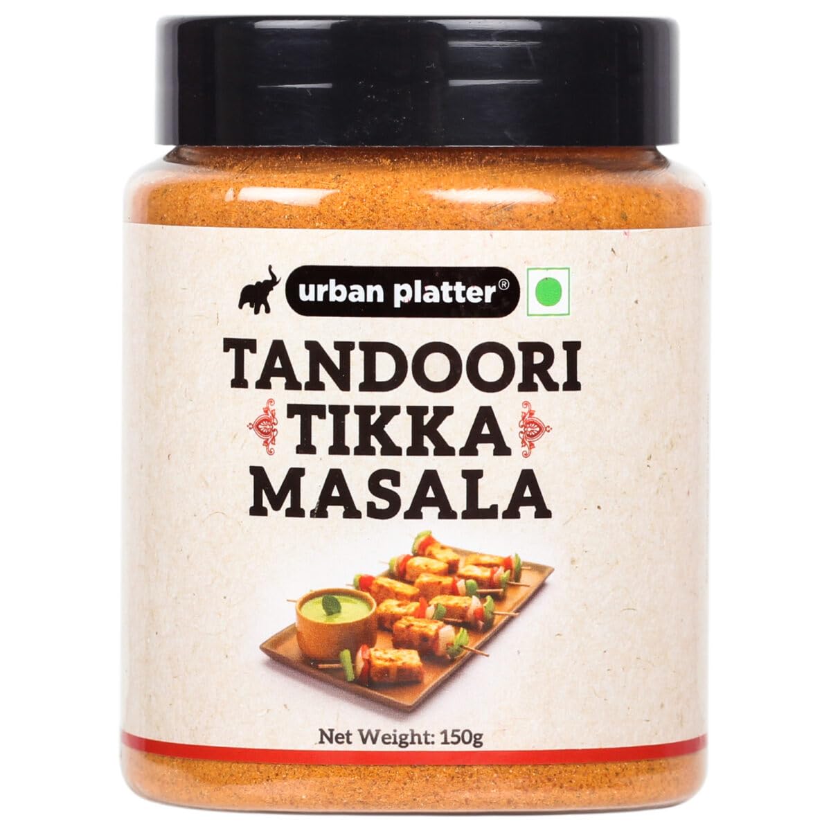 Urban Platter Tandoori Tikka Masala Powder - 150g | Authentic Indian Spice Blend for Appetizers, Gravies, Vegetables & Fries | Perfect for Grilling, Marinating & Cooking Indian Dishes at Home