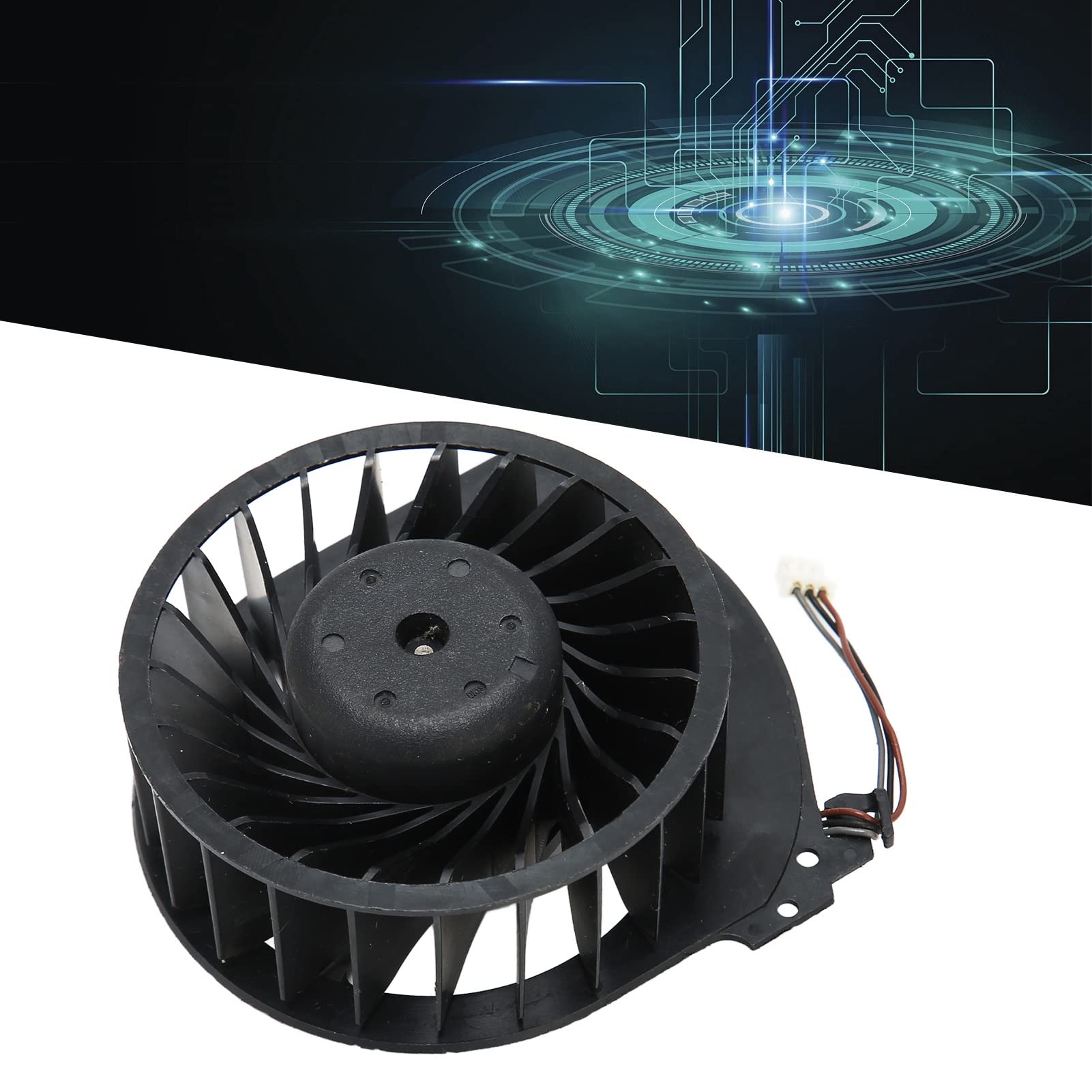 VBESTLIFE Ultra Slim Internal Cooling Fan for PS3 3000 - DC 12V 3Pin Gaming Console Cooling System | Prevent Overheating for Extended Gaming Sessions
