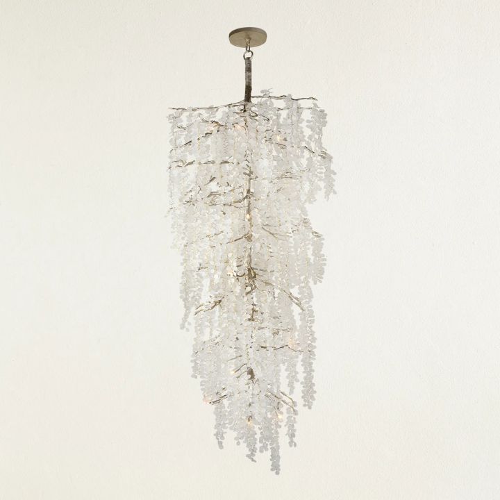 15-Light Donna Crystal Chandelier for Staircase Lighting - Elegant Entryway & Foyer Decoration
