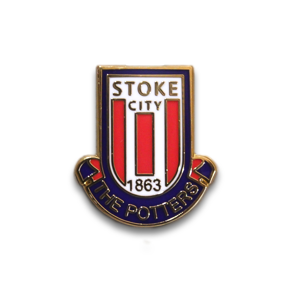 Stoke City FC Pin Badge - Official Football Club Enamel Lapel Pin - Collectible Souvenir for Fans & Supporters - Perfect for Jerseys, Hats, Bags & Memorabilia Display