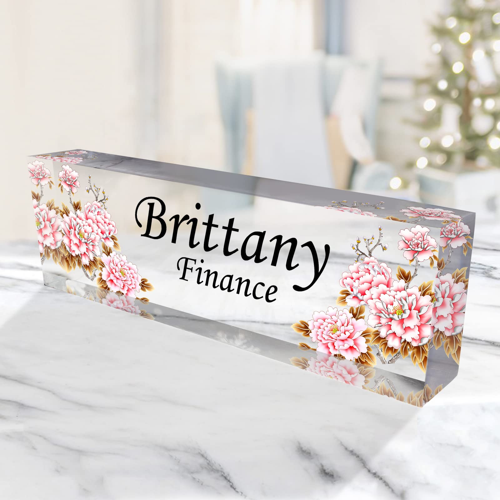 Custom Acrylic Name Plates for Desk - Office & Home Decor