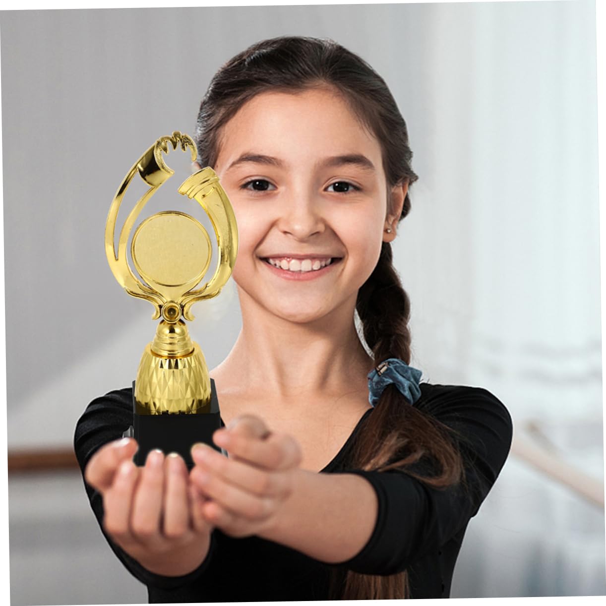 Winner's Competition Trophy Cup Set - Plastic Celebration Awards for School, Office & Party Events - Perfect for Sports, Academic Achievements & Corporate Awards