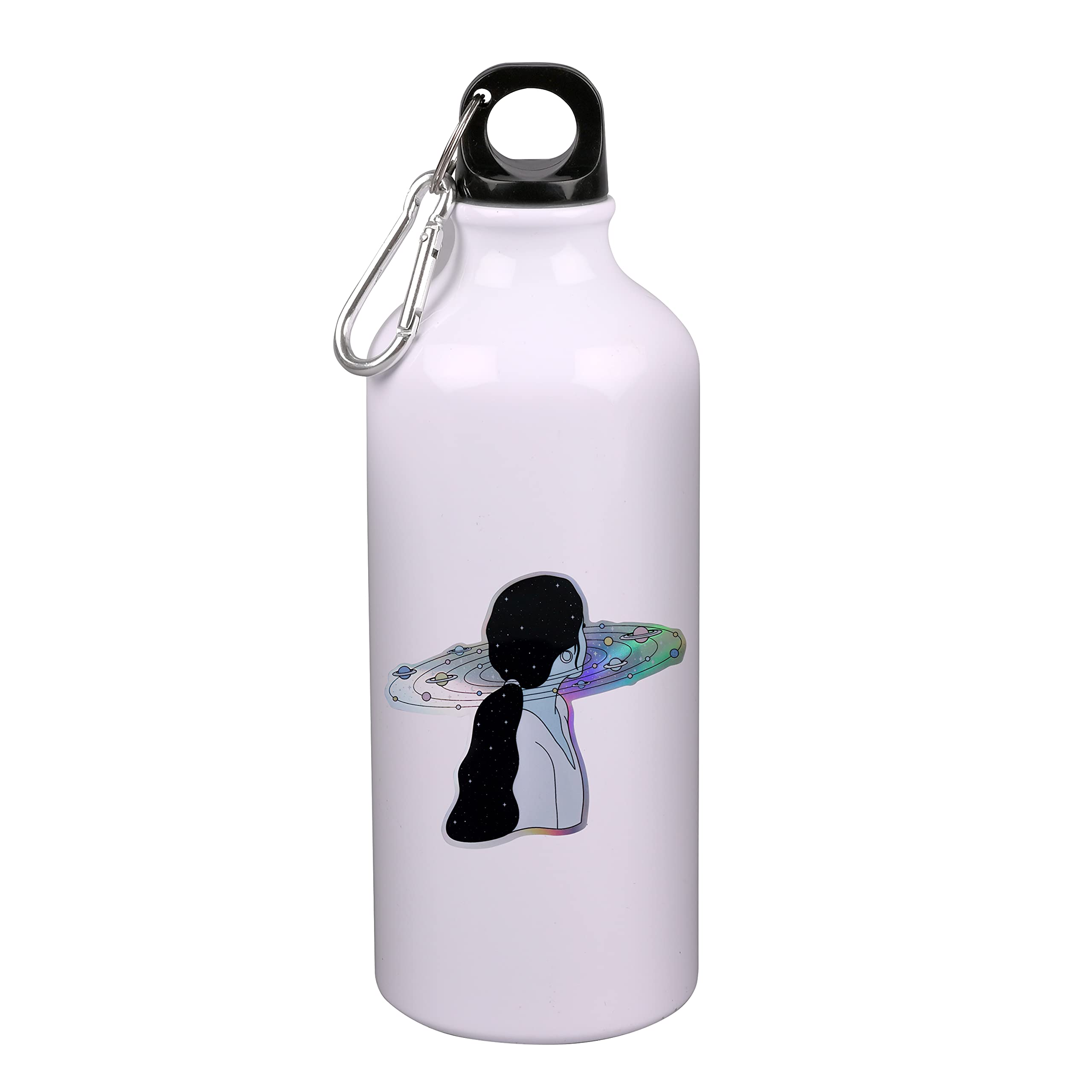 Space-Themed Insulated Sports Water Bottle - 600ml Leak-Proof for Gym, Running, Hiking, Yoga & Outdoor Activities | Perfect for School, Work, Beach & Camping Hydration
