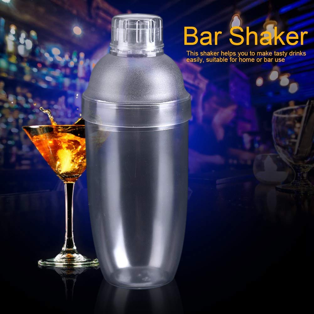 700cc Plastic Cocktail Shaker with Measuring Scale - Bartender Tool for Milk Tea, Espresso & Snow Grams Drinks - Perfect for Home Bars, Coffee Shops & Professional Mixology