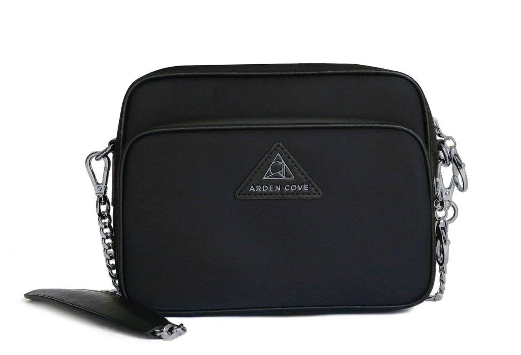 Arden Cove Anti-Theft Waterproof Crossbody Bag with Slash-Resistant Chain Strap - Secure Travel Purse for Women, Commuting & City Exploration