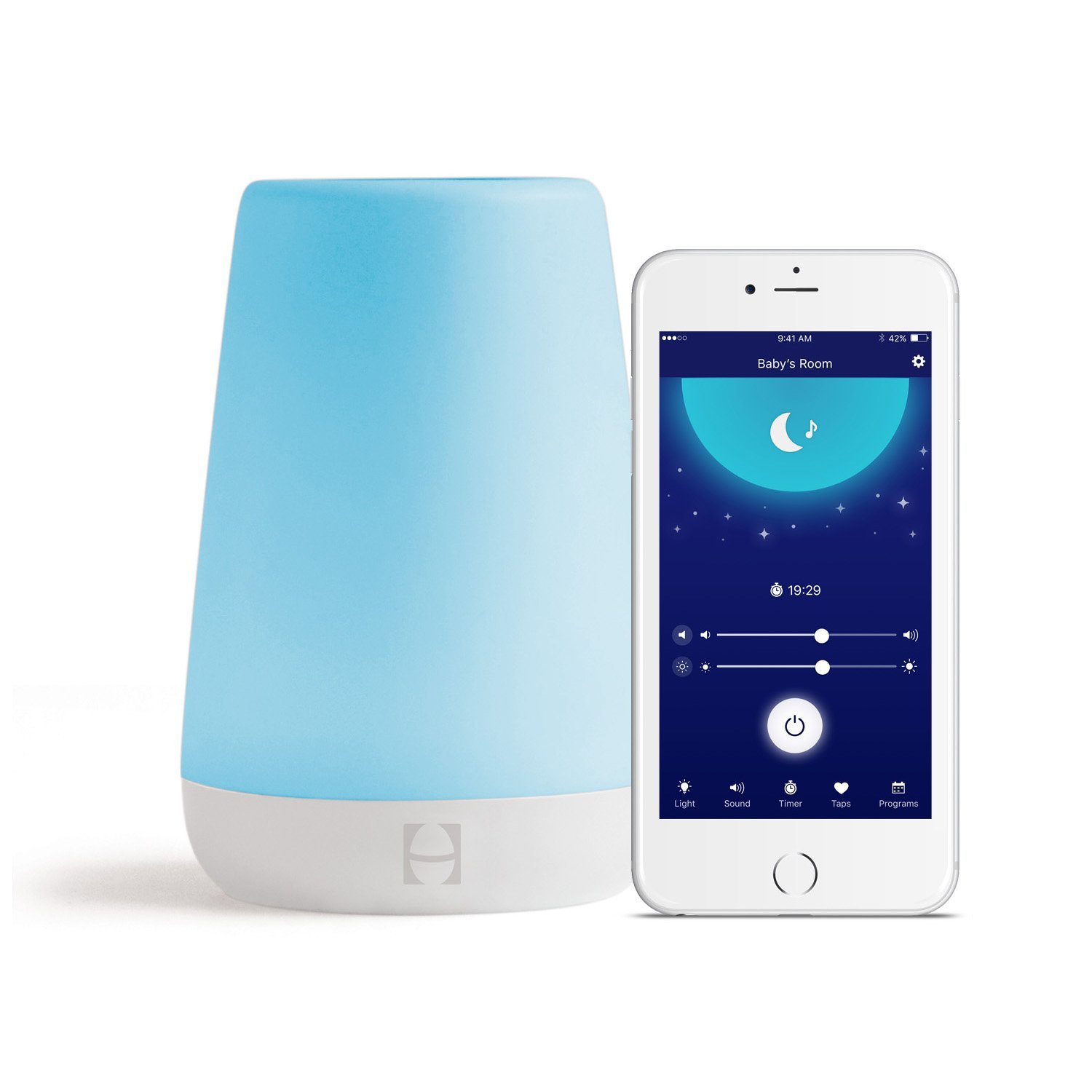 Hatch Rest Baby Sound Machine and Night Light - 1st Generation (2017 Model, Bluetooth) for Nursery, Bedtime Soothing & Sleep Training
