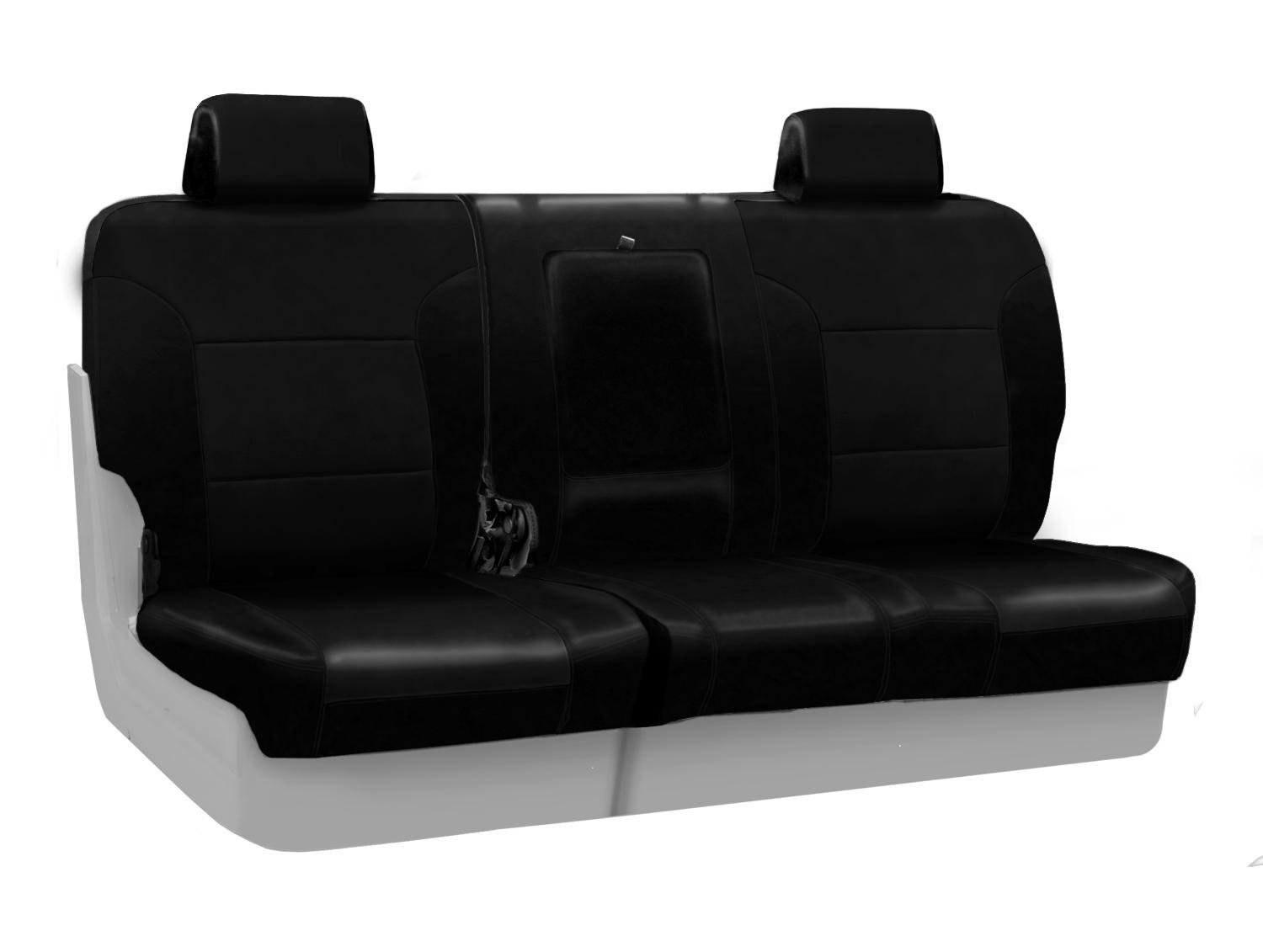 Coverking Custom Fit 60/40 Split Bench Seat Cover for Buick LeSabre - Premium Alcantara Fabric in Black | Perfect for Car Interior Protection & Style Upgrade