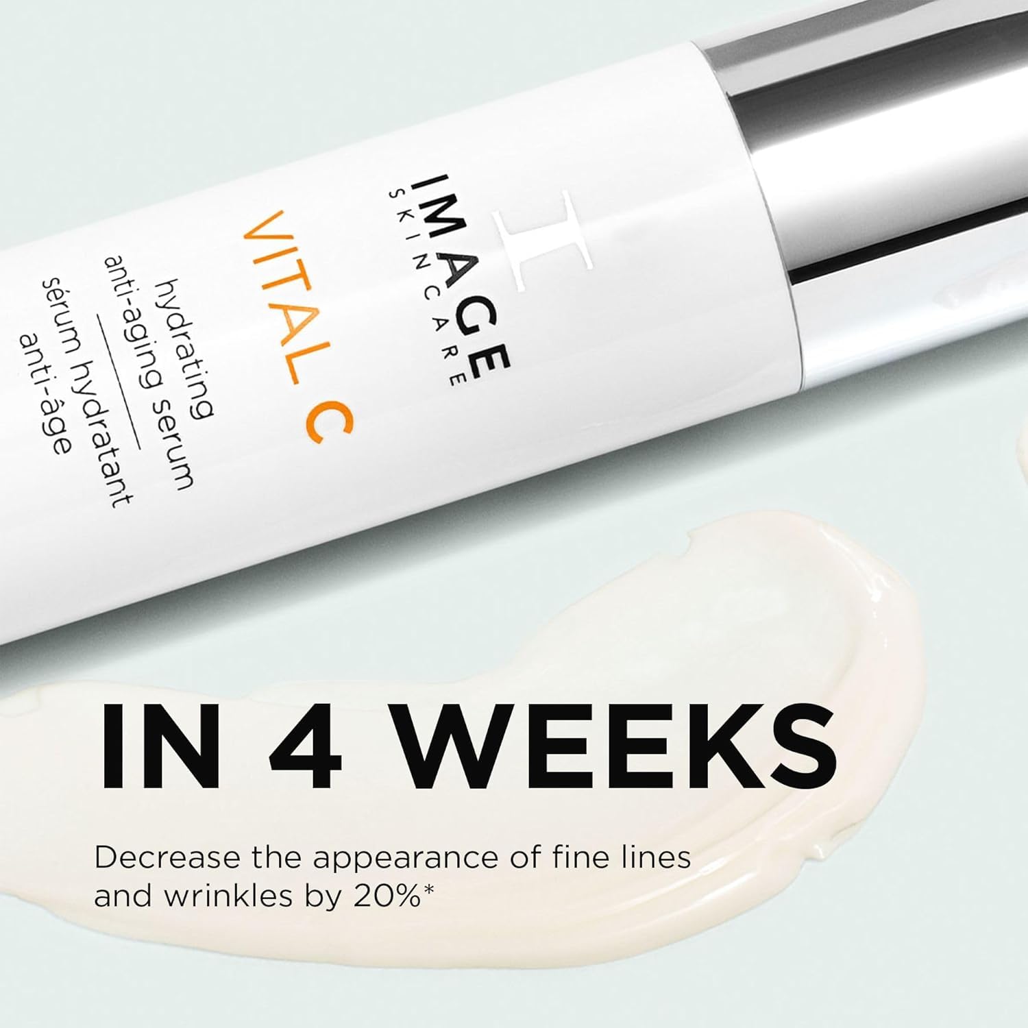 IMAGE Skincare VITAL C Hydrating Serum & Moisturizer Duo - Anti-Aging Face Cream with Hyaluronic Acid, Shea Butter for Dry Skin - Deep Hydration & Skin Brightening (1.7 oz Each) - Perfect for Daily Skincare Routine & Nighttime Repair