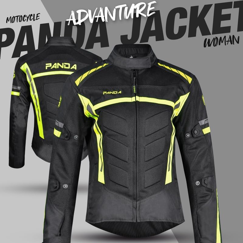 **Women's CE Armor Motorcycle Jacket - Waterproof All-Season Touring & Dual Sport Biker Jacket for Women - Perfect for Adventure Riding & Commuting**