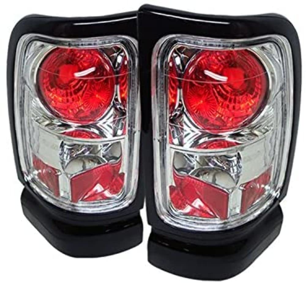 Spyder Auto 5002679 Euro Style LED Tail Lights - Chrome/Clear Lens - Compatible with BMW 3 Series E46 - Enhances Rear Visibility & Style for Night Driving