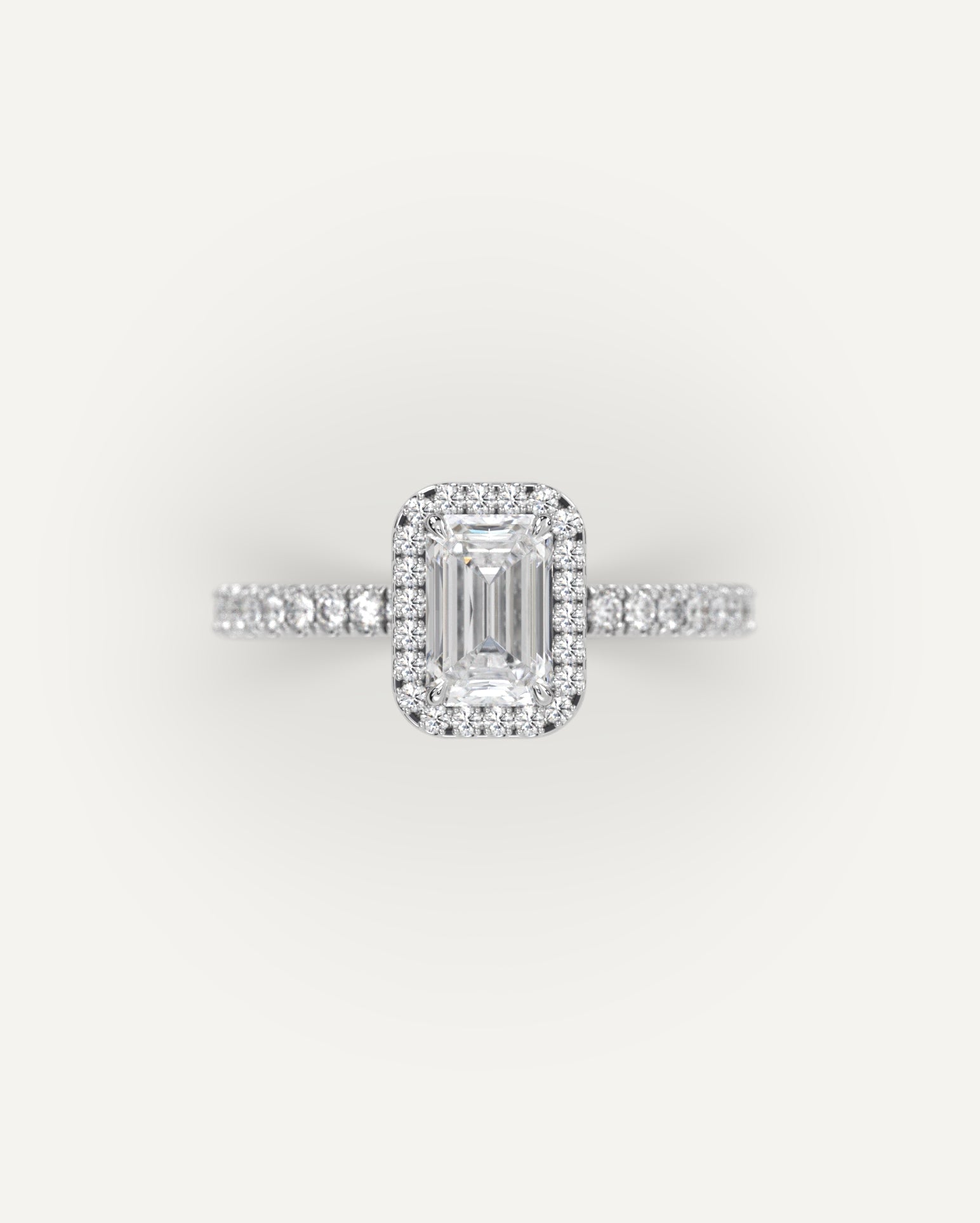 1 Carat Emerald Cut Diamond Ring - Elegant Solitaire Engagement Ring for Women - Perfect for Proposals, Weddings & Anniversaries