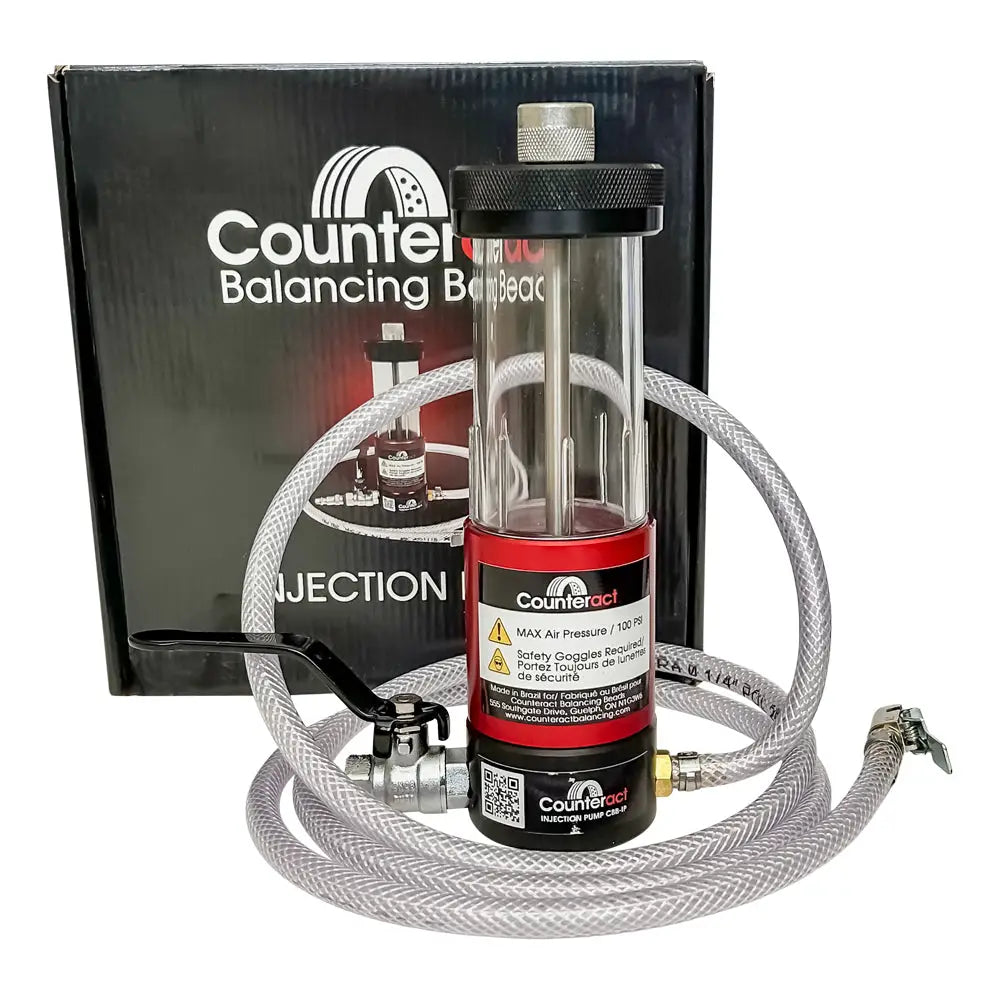 Counteract CBB IP Valve Stem Injection Pump for Balancing Beads - Perfect for Tire Balancing in Trucks, RVs, and Off-Road Vehicles