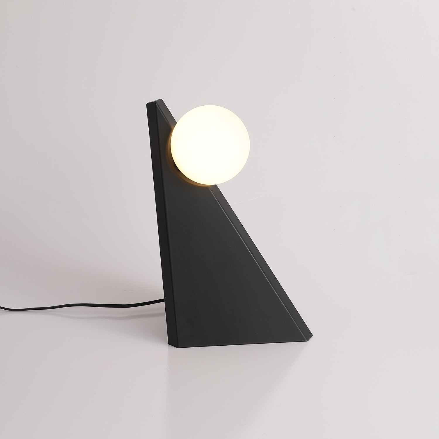 Stylish Noir Roy Table Lamp - Modern LED Nightstand Light for Bedroom, Living Room & Office - Perfect for Reading, Decor & Ambient Lighting