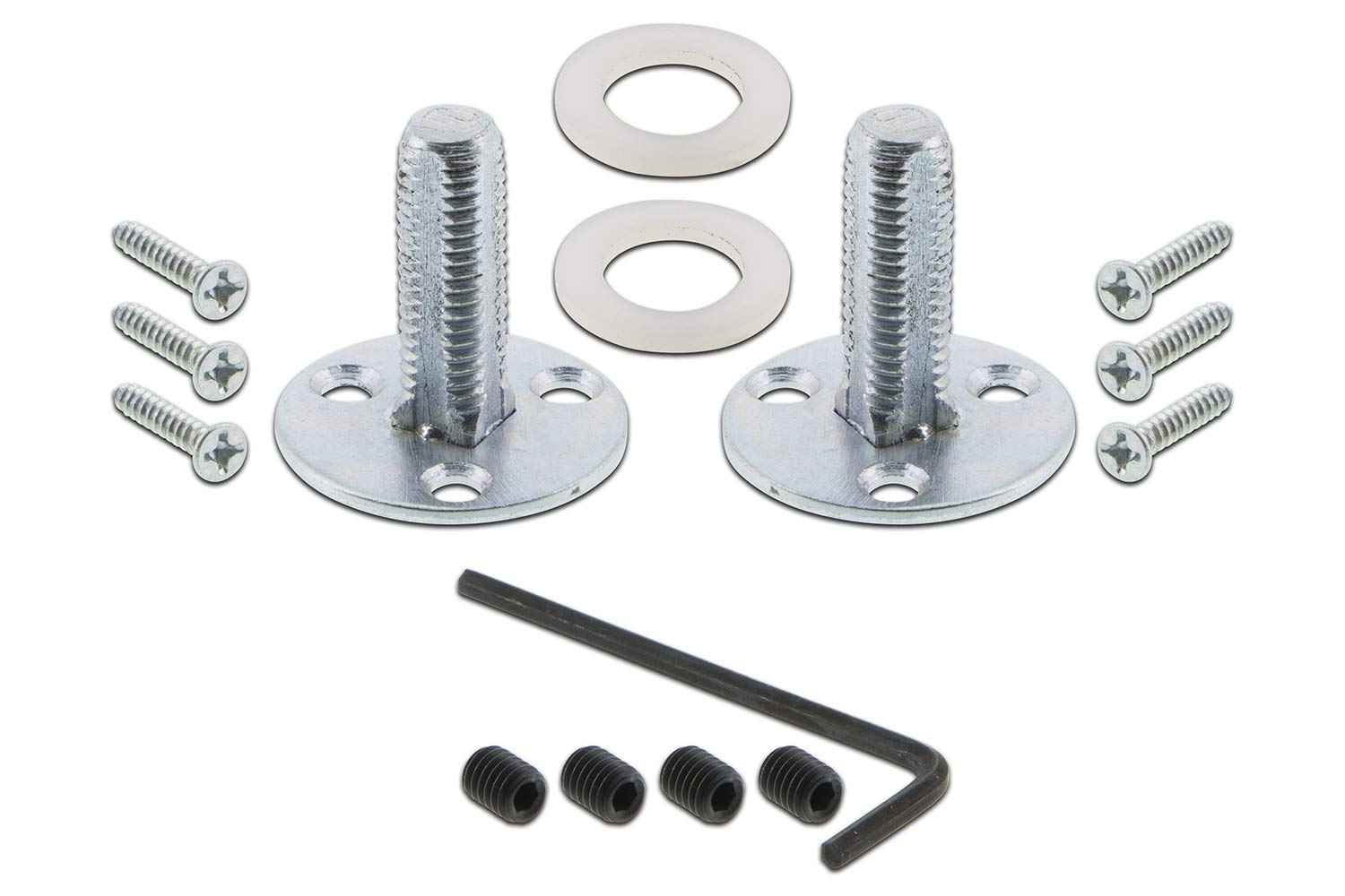 Vintage Style Cottage Plate with Mission Door Knob - Double Dummy Set in Oil-Rubbed Bronze Finish | Perfect for Farmhouse, Craftsman & Cottage Style Home Renovations