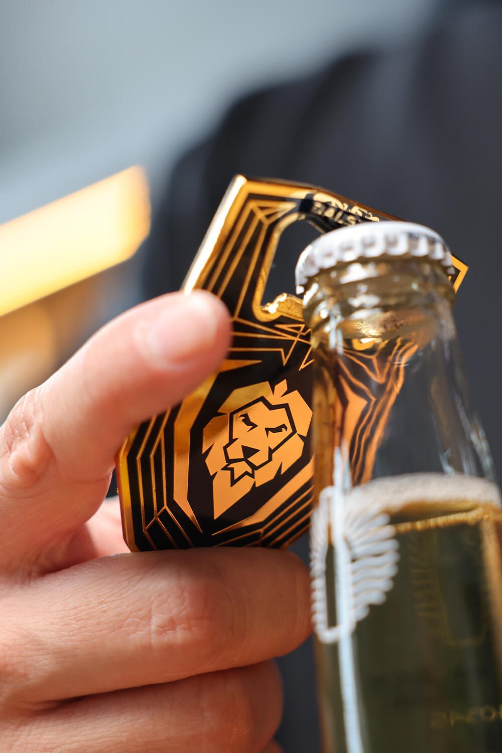 Premium Gold Bottle Opener - Heavy Duty Bar Tool for Beer, Soda & Wine - Dalstrong © - Perfect for Parties, BBQs & Home Bars