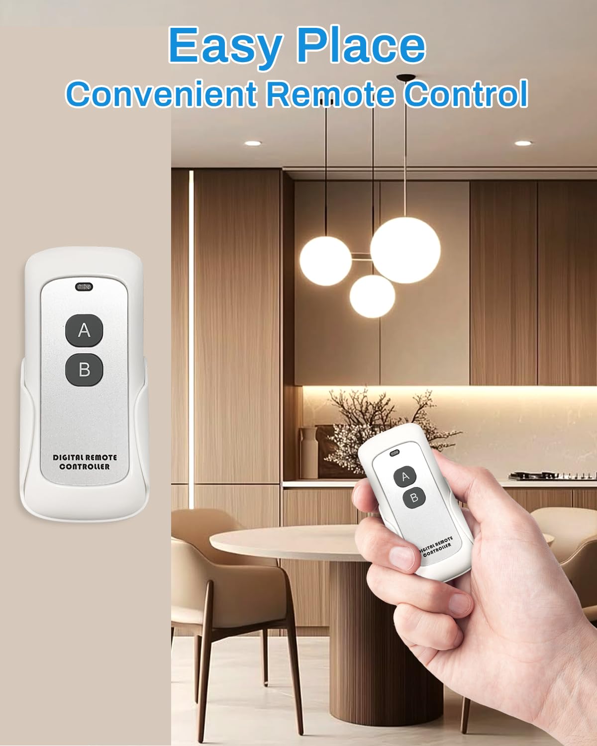 Smart Light Switch with Bluetooth & WiFi - Single Pole, No Hub Required, Works with Alexa & Google Assistant, Voice & App Control (Neutral Wire Needed) - Perfect for Home Automation & Smart Lighting Control