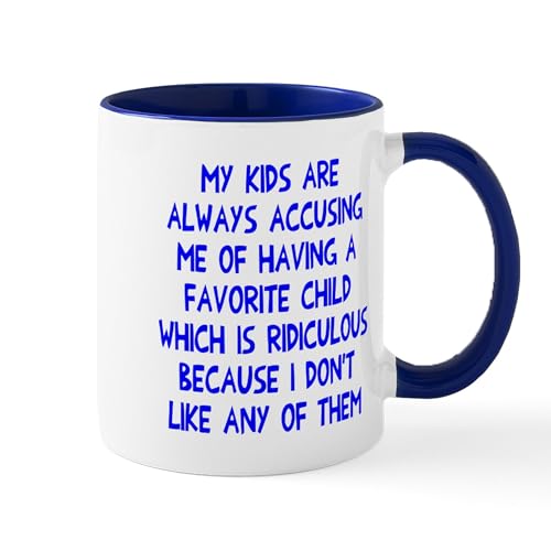 White/Navy Inside - Favorite Child Mug