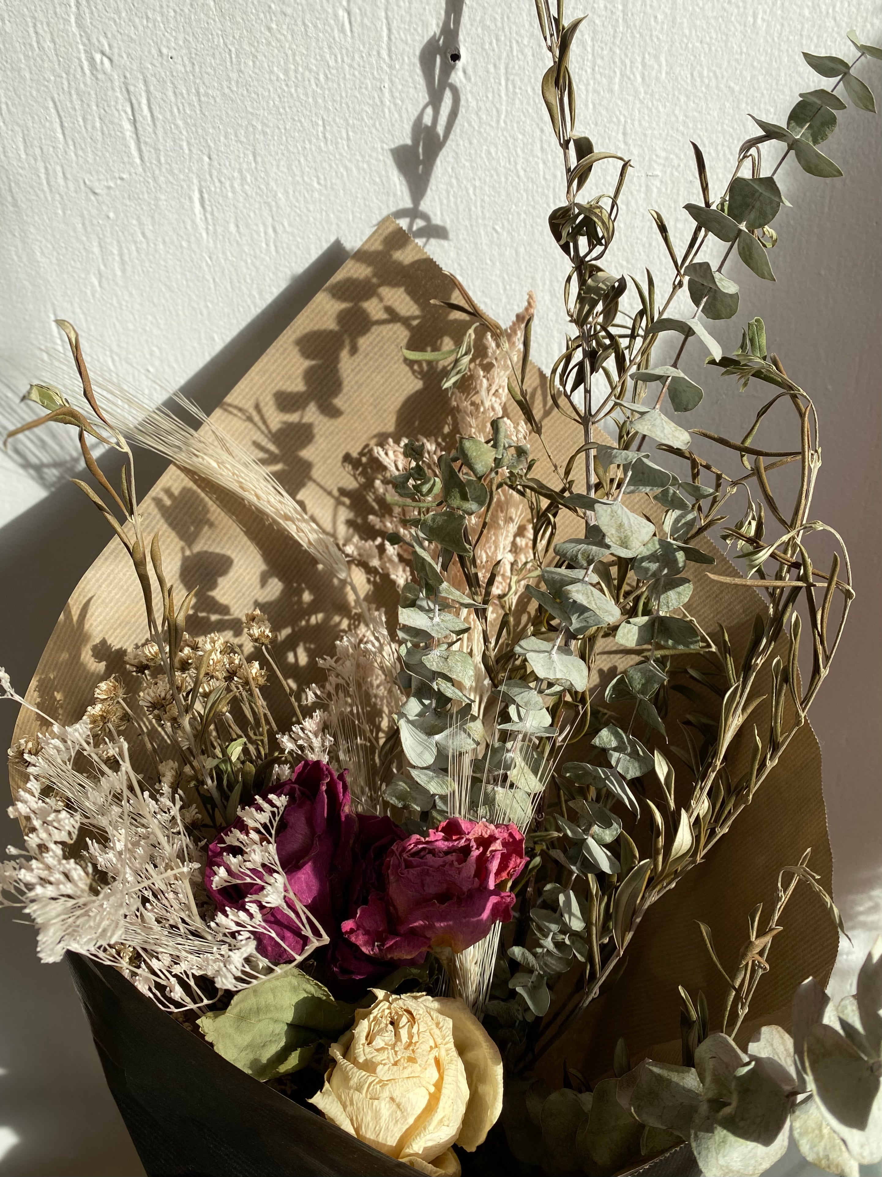 Premium Dried Floral Bouquet Set of 2 - Natural Preserved Flowers for Home Decor, Wedding Centerpieces & Rustic Farmhouse Style - Perfect for Table Decor, Gift Giving & Boho Aesthetic