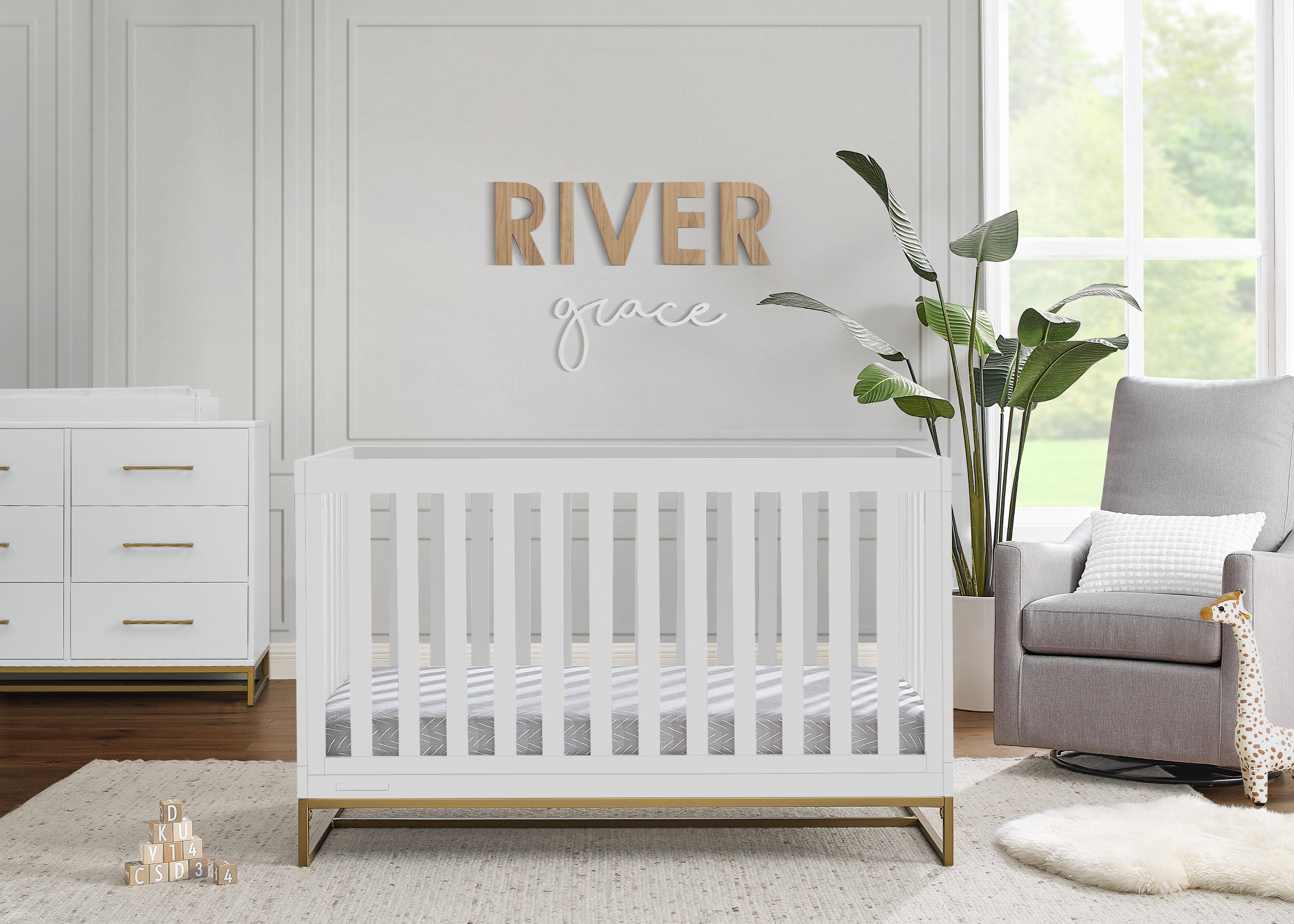 Elegant Jade 6-Drawer Dresser with Interlocking Drawers - Perfect for Bedroom, Nursery, or Dorm Organization & Storage