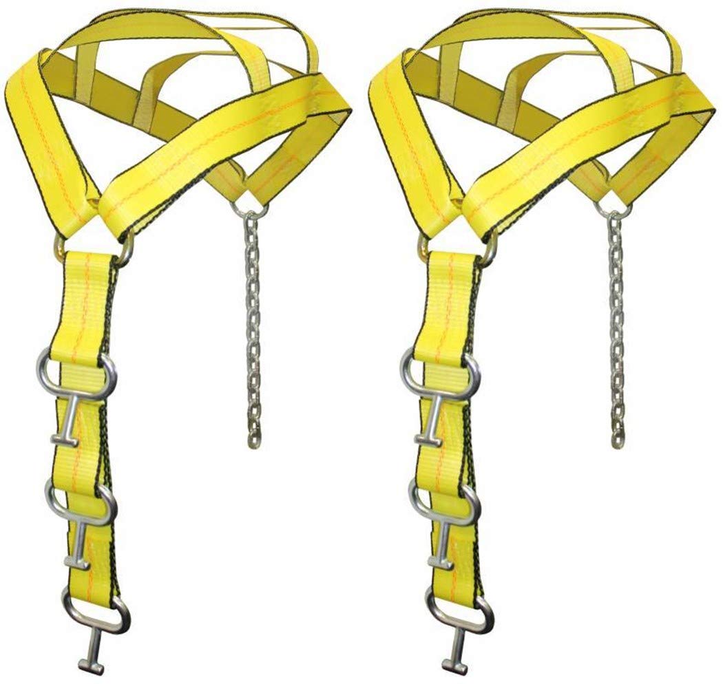 2-Pack Heavy-Duty 38-62CL3 Vehicle Basket Straps for Chevron Wheel Lift Wrecker & Rollback Carriers - Secure Auto Loading for Trucks, SUVs, and Large Vehicles - Perfect for Towing, Transport, and Recovery Services