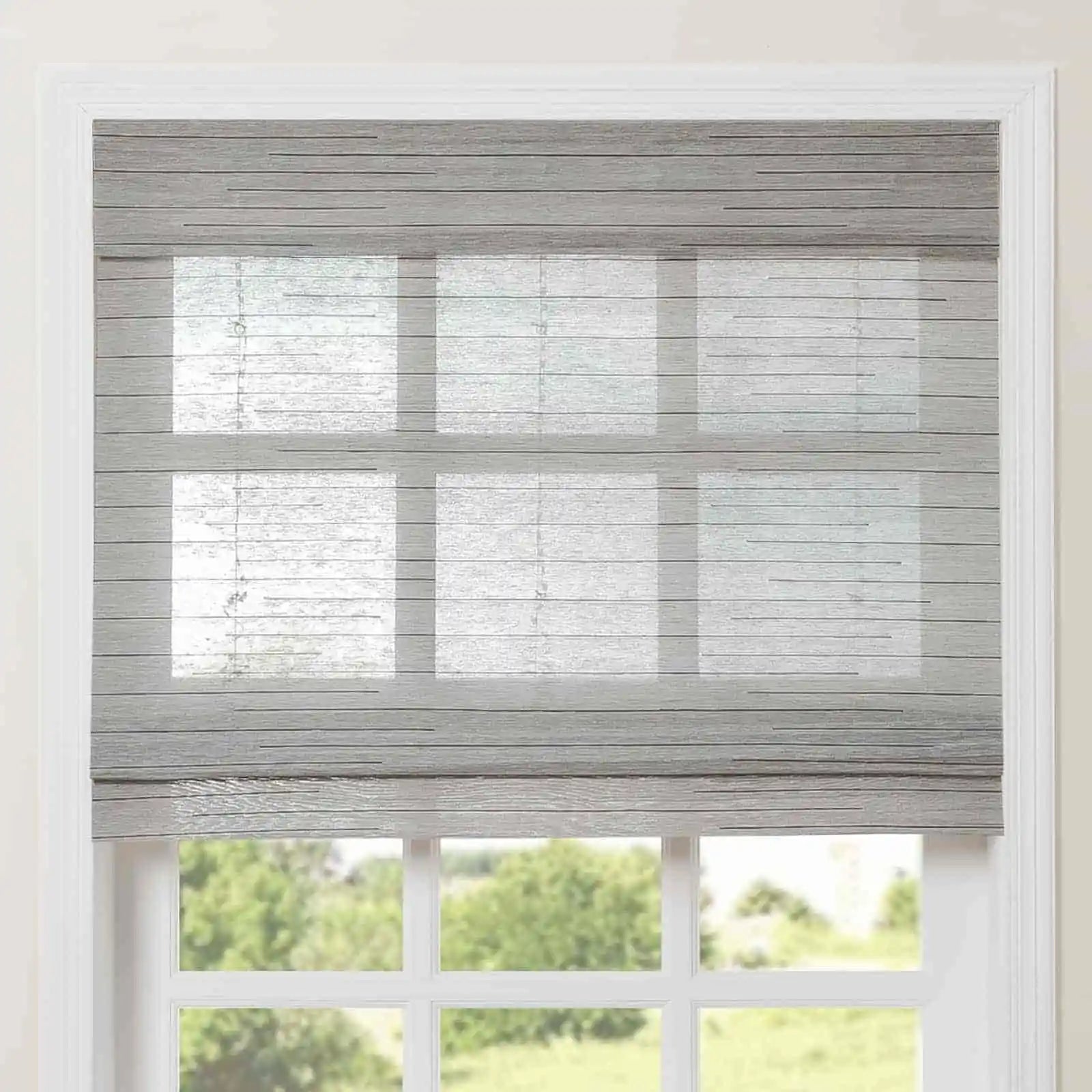 Rae Natural Ramie Woven Window Shade - Eco-Friendly & Durable for Home & Office Decor | Perfect for Living Room, Bedroom, and Sunroom