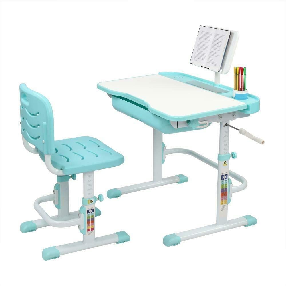 ALIDAM Adjustable Height Kids Study Desk & Chair Set - 31.5