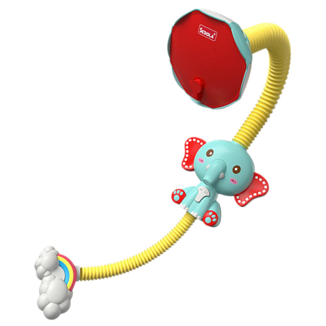 UPKOCH 4pcs Elephant Shower Sprinkler Toy Set - Electric Bath Toys for Kids with ABS Material - Fun Bath Time for Toddlers & Baby Shower Gifts