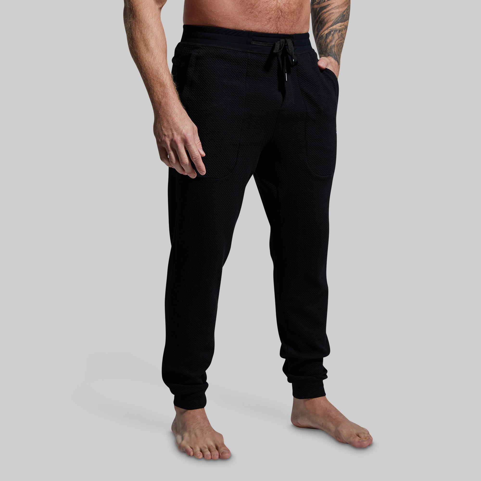 Men's Cloud Jogger Set - Lightweight Comfortable Running Outfit (Black) | Perfect for Jogging, Gym Workouts & Casual Wear